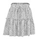 White Frill Trim Skirt