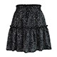 Black Frill Trim Skirt