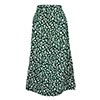 Green Split Maxi Skirt