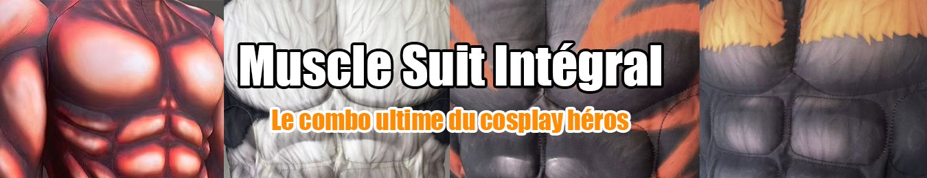 Combinaison musculaire int&eacute;grale pour cosplay de super-h&eacute;ros